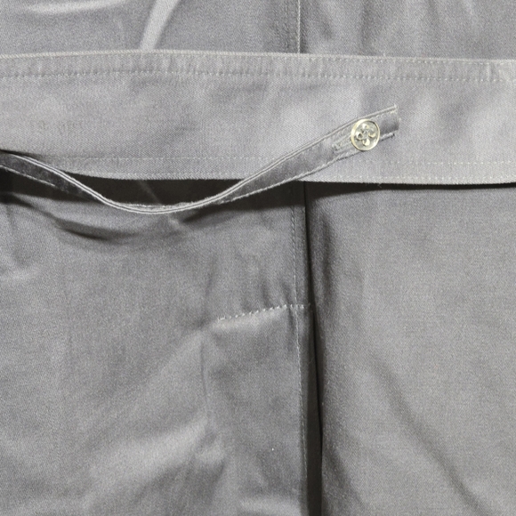 London Fog Men's Charcoal Double-Breasted Trench Coat - Picture 15 of 16